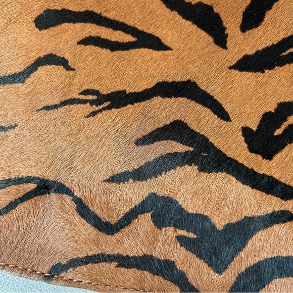 Madewell ~ Crossbody Leather Bag ~ Zebra Print Calf Hair ~ Brand New! - Picture 4 of 17